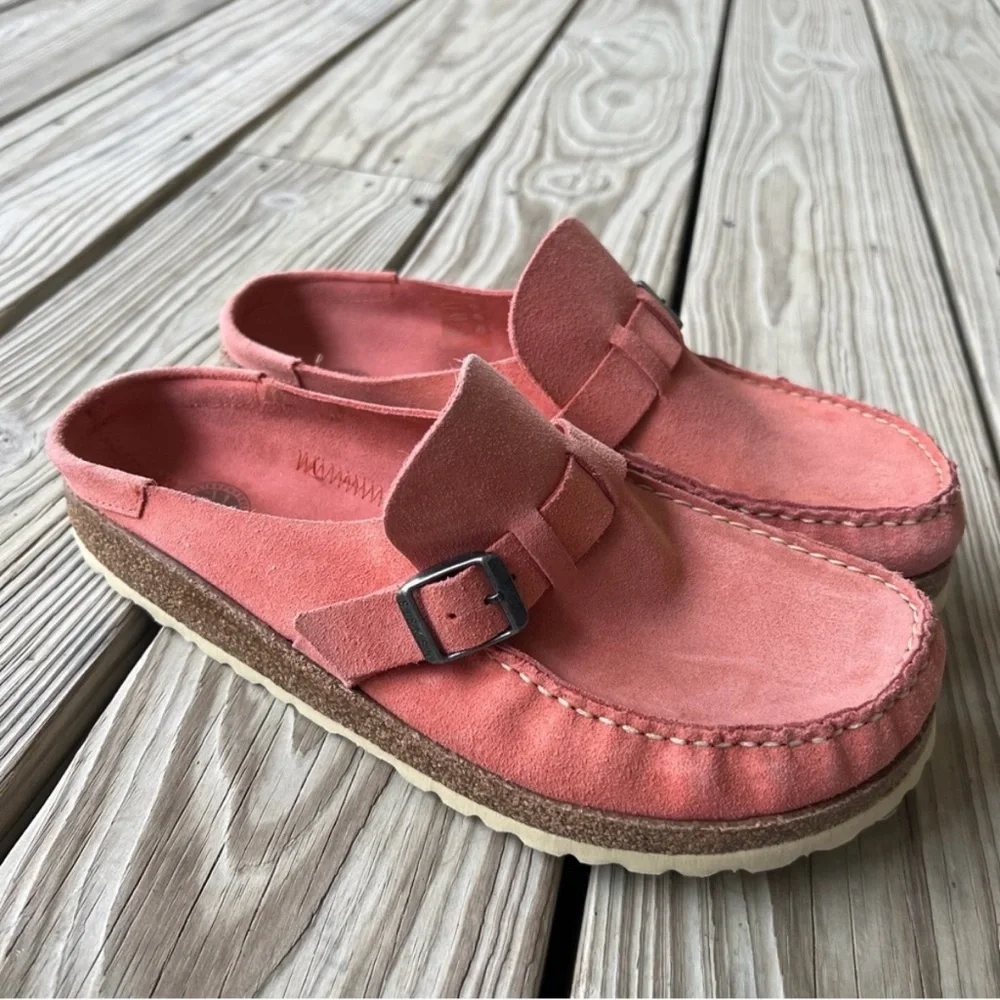 Birkenstock Buckley Clog pink clay 41 US size 10 - 10.5 nearly new - Picture 1 of 8